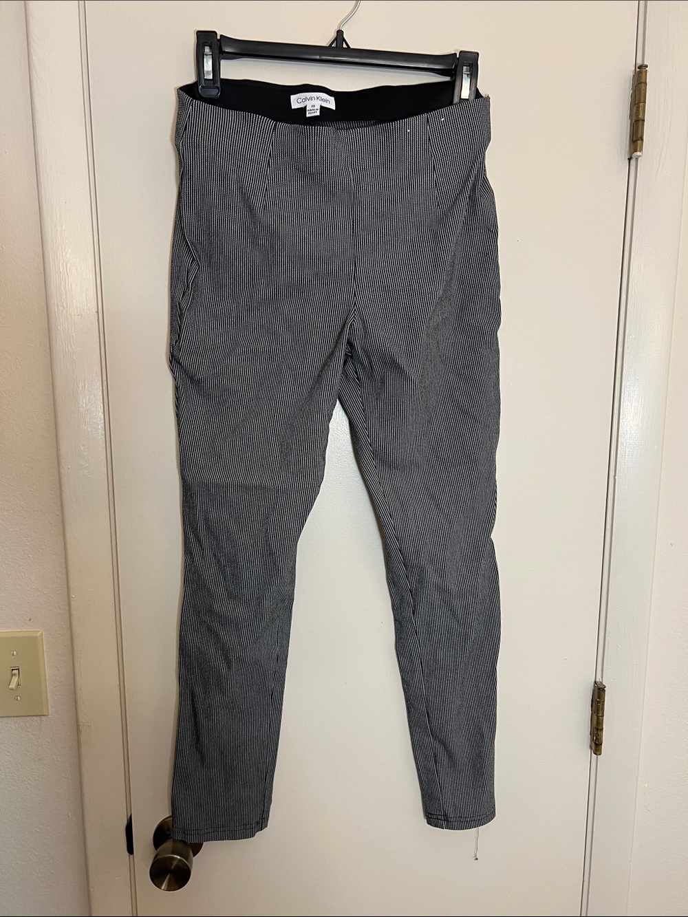 Calvin Klein Charcoal Pinstripe Slim Women’s pants